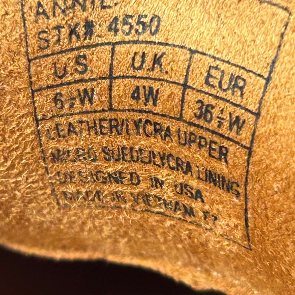 Dr Comfort Annie Womens Navy Leather Lycra Hook and Loop Comfort Shoes Size 6.5W - Picture 12 of 12